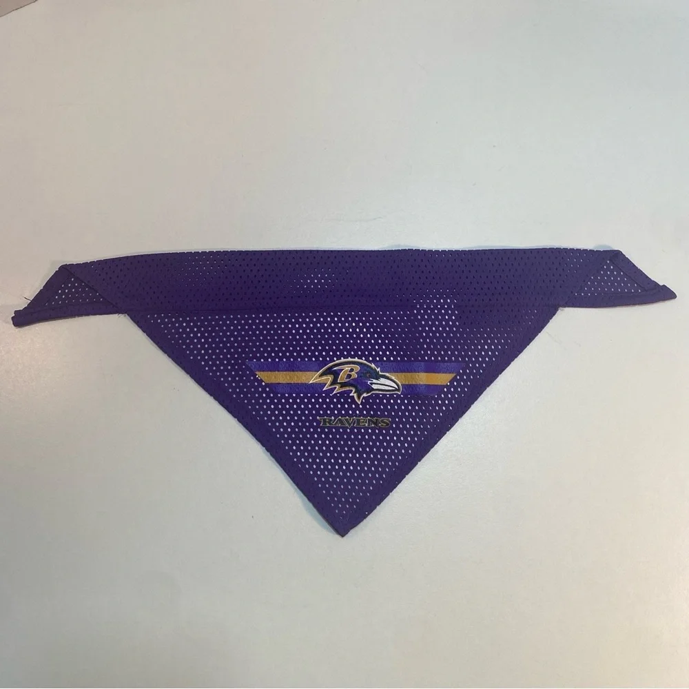 Baltimore‎ Ravens NFL Pet Dog Cat Collar Bandanna Small Purple Hunter